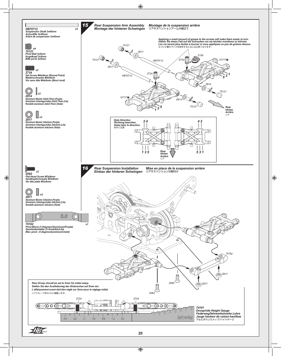 HPI Racing Cyclone TC User Manual | Page 20 / 44