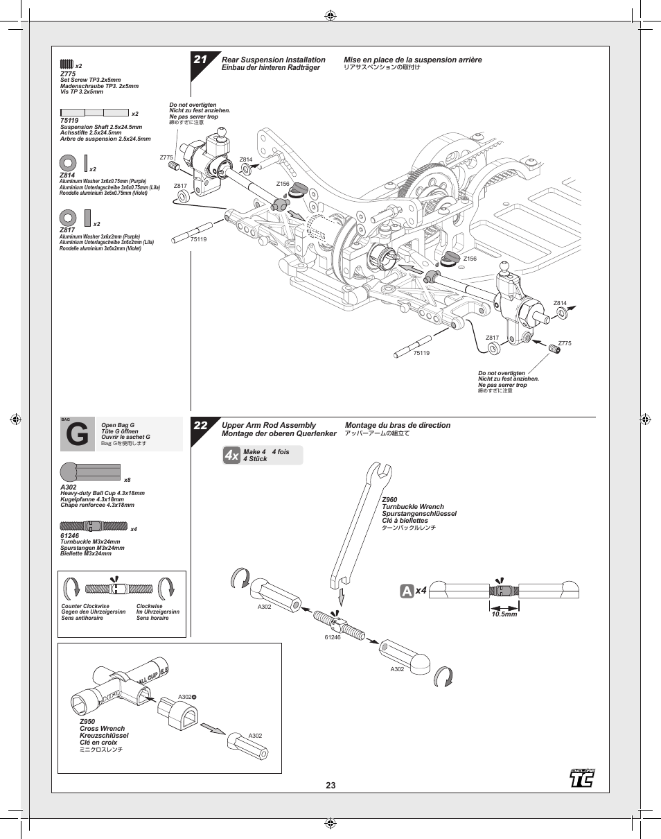 HPI Racing Cyclone TC User Manual | Page 23 / 44