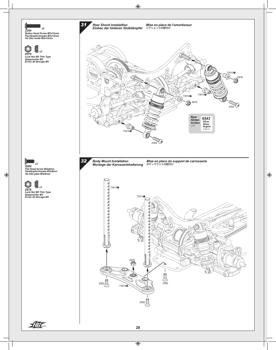 HPI Racing Cyclone TC User Manual | Page 28 / 44