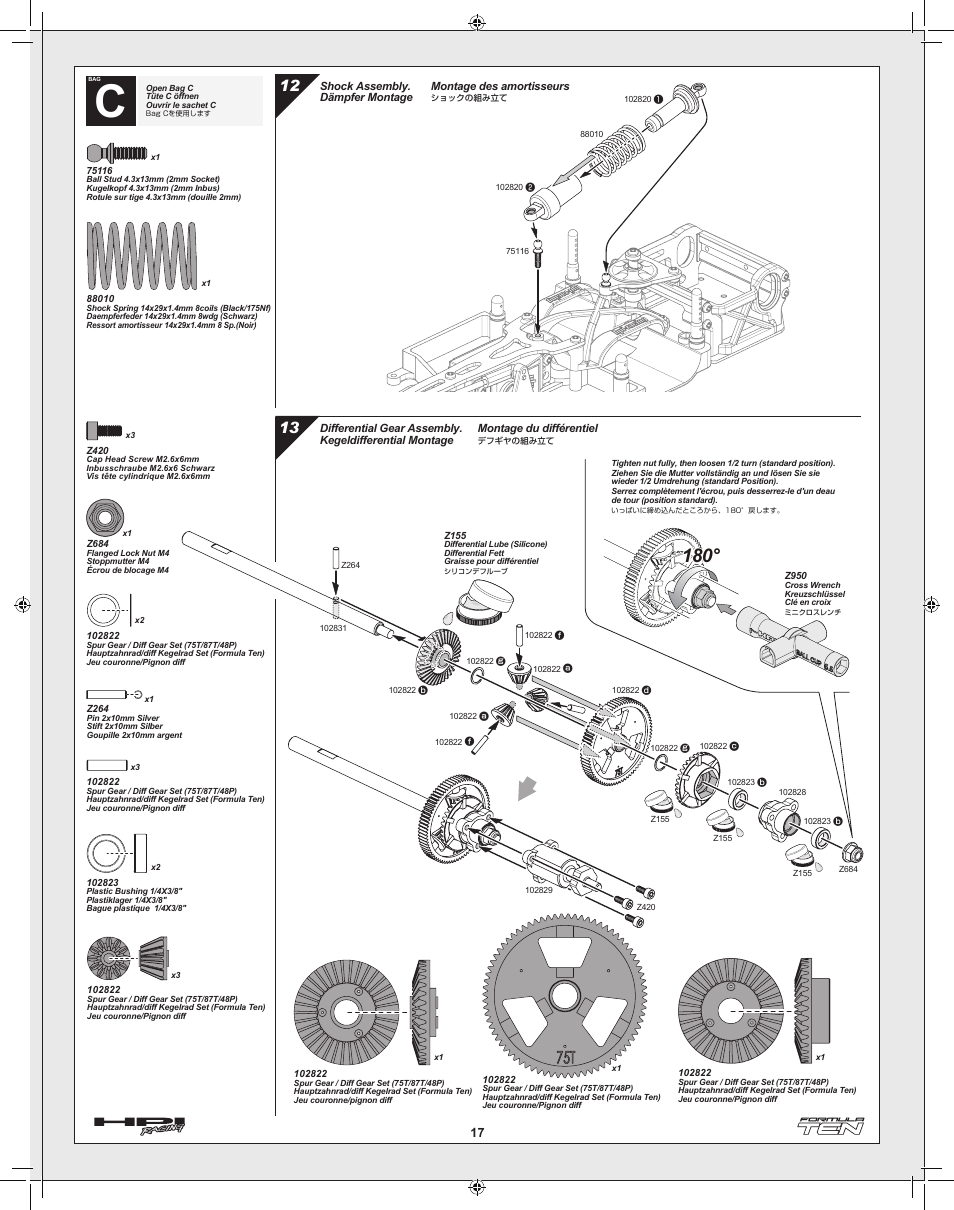 HPI Racing Formula Ten User Manual | Page 17 / 44