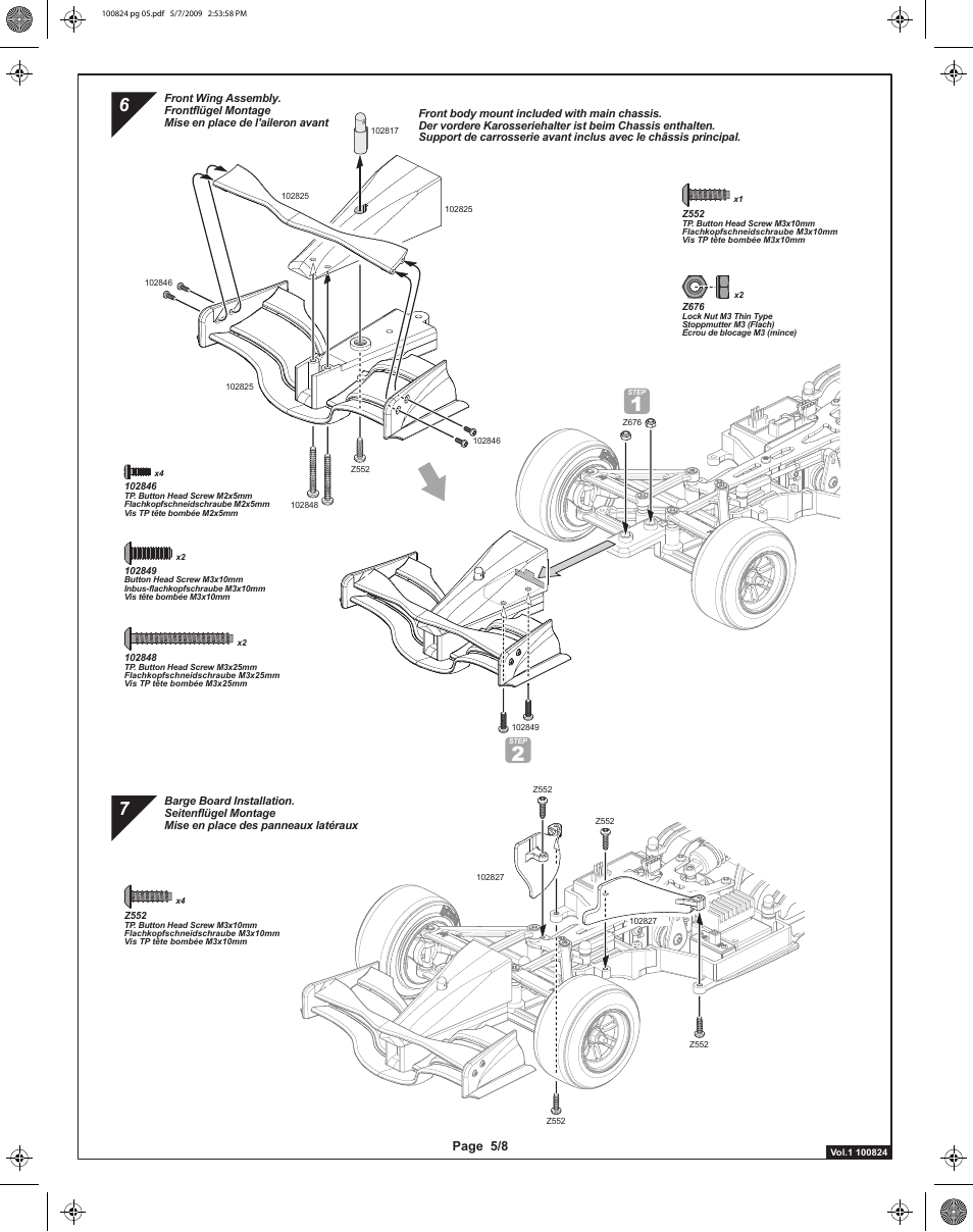 100824 pg 05 | HPI Racing Formula Ten Type 016C Body User Manual | Page 5 / 8