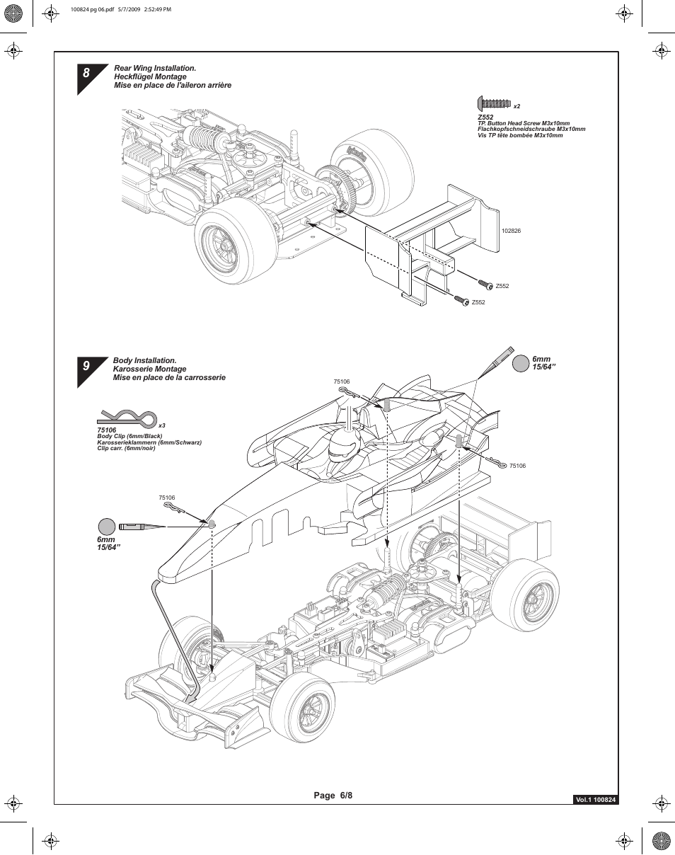 100824 pg 06 | HPI Racing Formula Ten Type 016C Body User Manual | Page 6 / 8