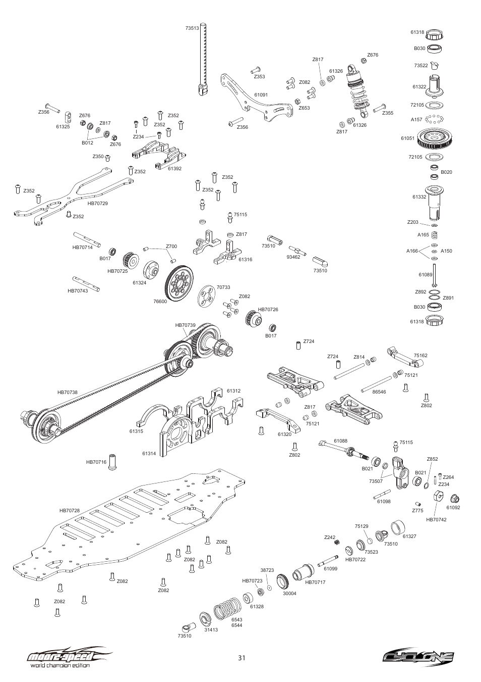 HPI Racing Cyclone Moore-Speed WCE User Manual | Page 31 / 36