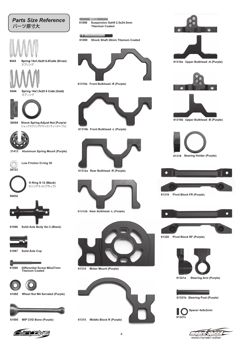 HPI Racing Cyclone Moore-Speed WCE User Manual | Page 4 / 36