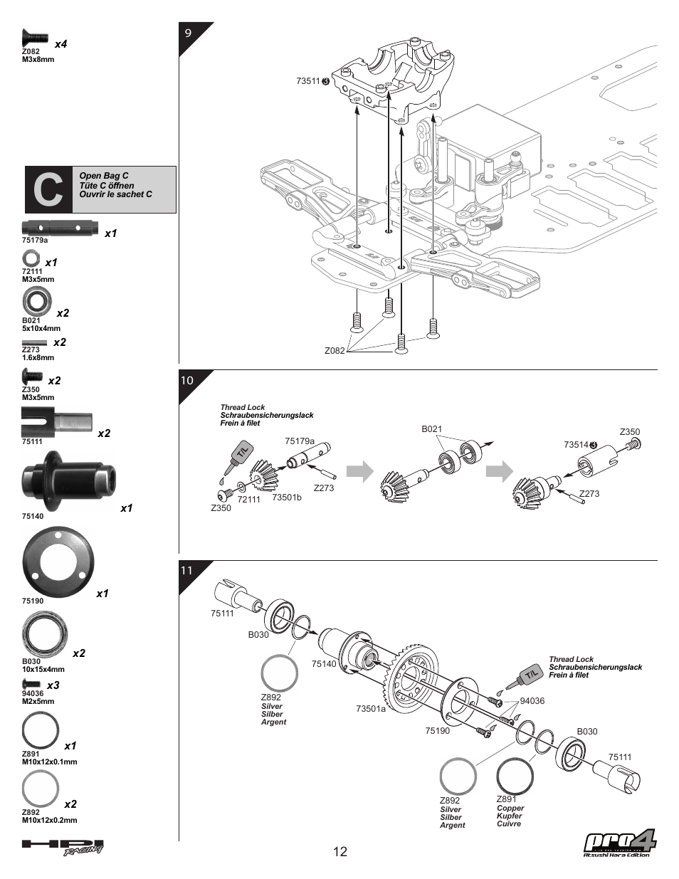 HPI Racing Pro 4 Hara Edition User Manual | Page 12 / 44