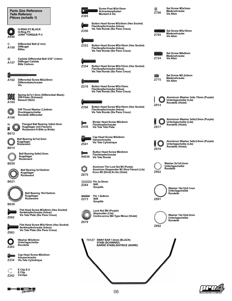 HPI Racing Pro 4 Hara Edition User Manual | Page 6 / 44