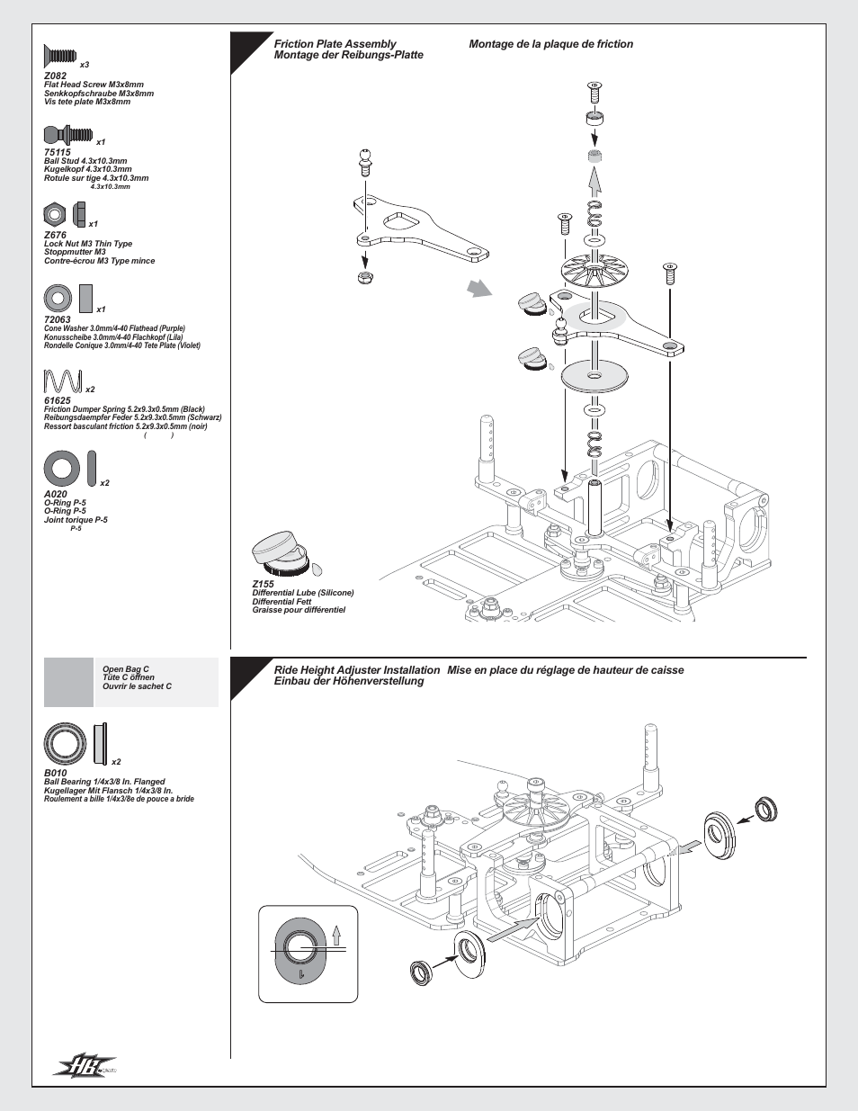 HPI Racing HB 12X User Manual | Page 14 / 32