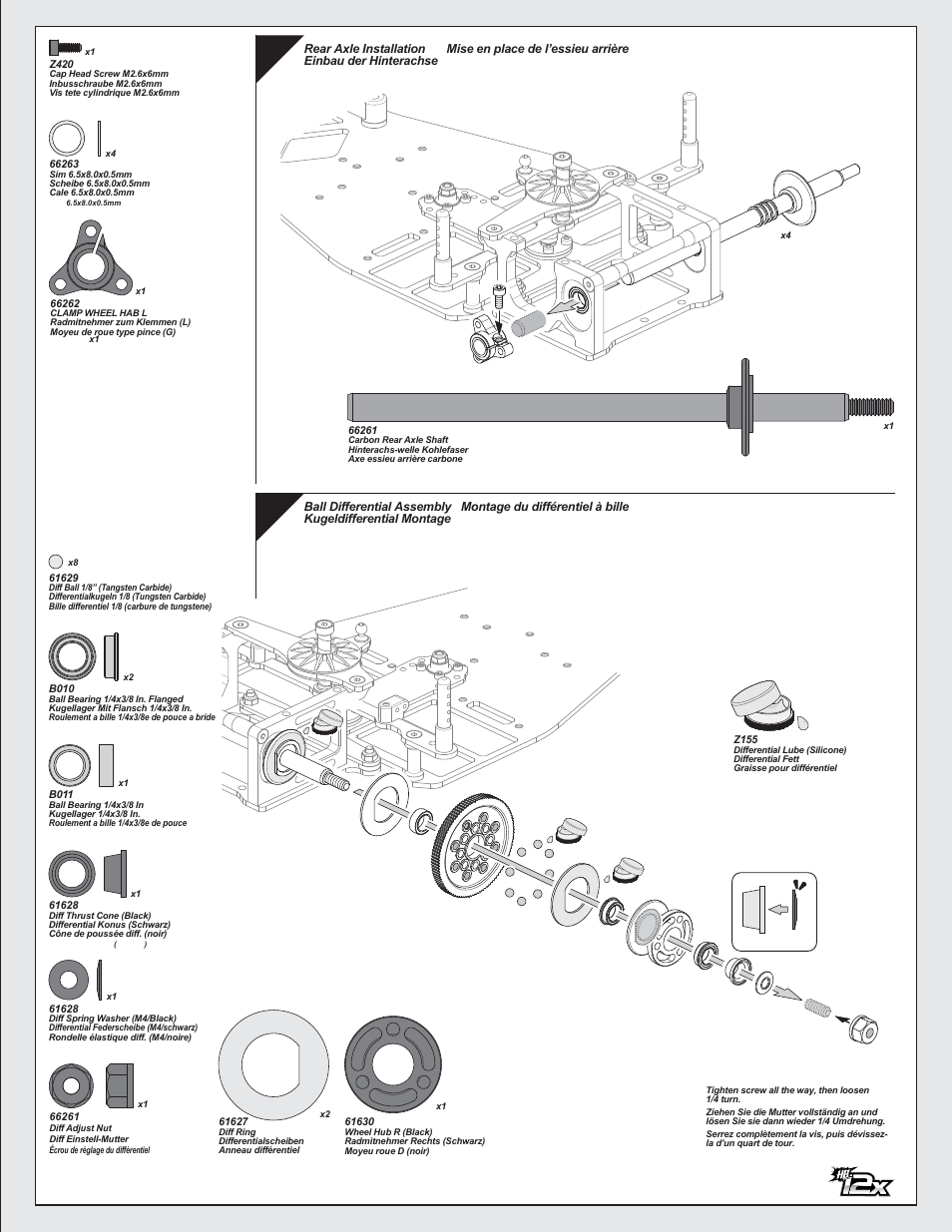 HPI Racing HB 12X User Manual | Page 15 / 32