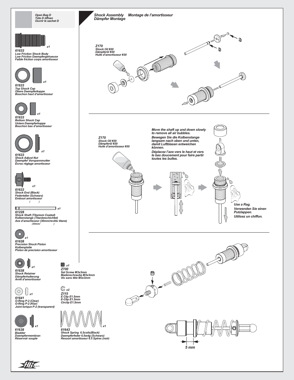 HPI Racing HB 12X User Manual | Page 16 / 32