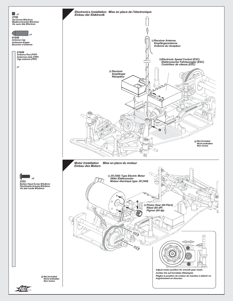 HPI Racing HB 12X User Manual | Page 20 / 32