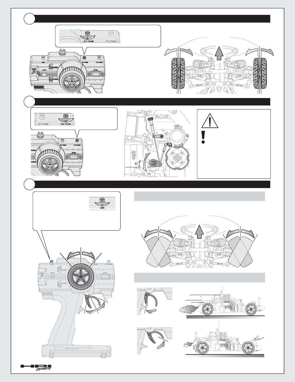 Front vorne avant | HPI Racing Nitro RS4 3 Drift User Manual | Page 10 / 48