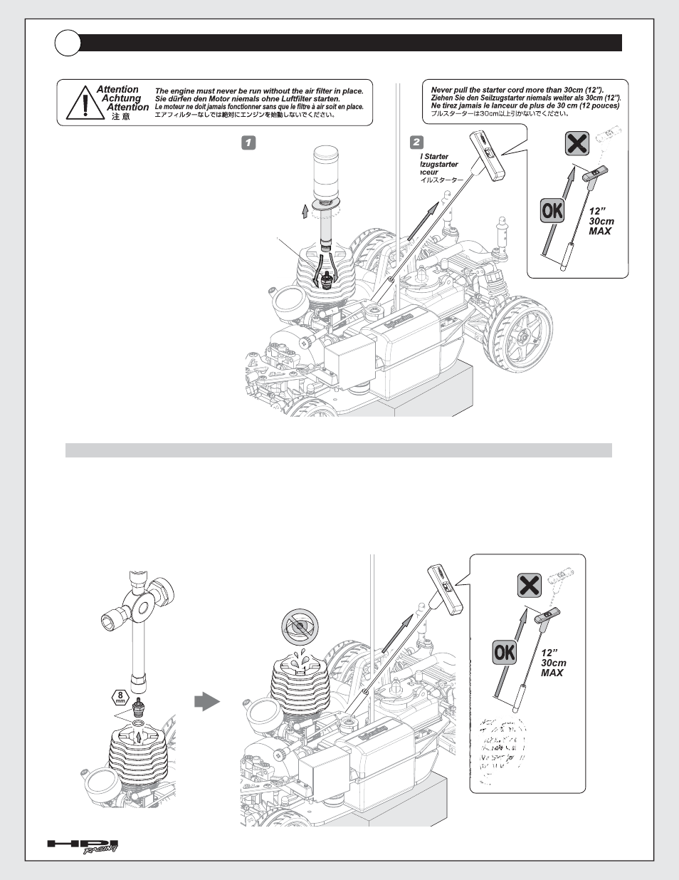 HPI Racing Nitro RS4 3 Drift User Manual | Page 12 / 48