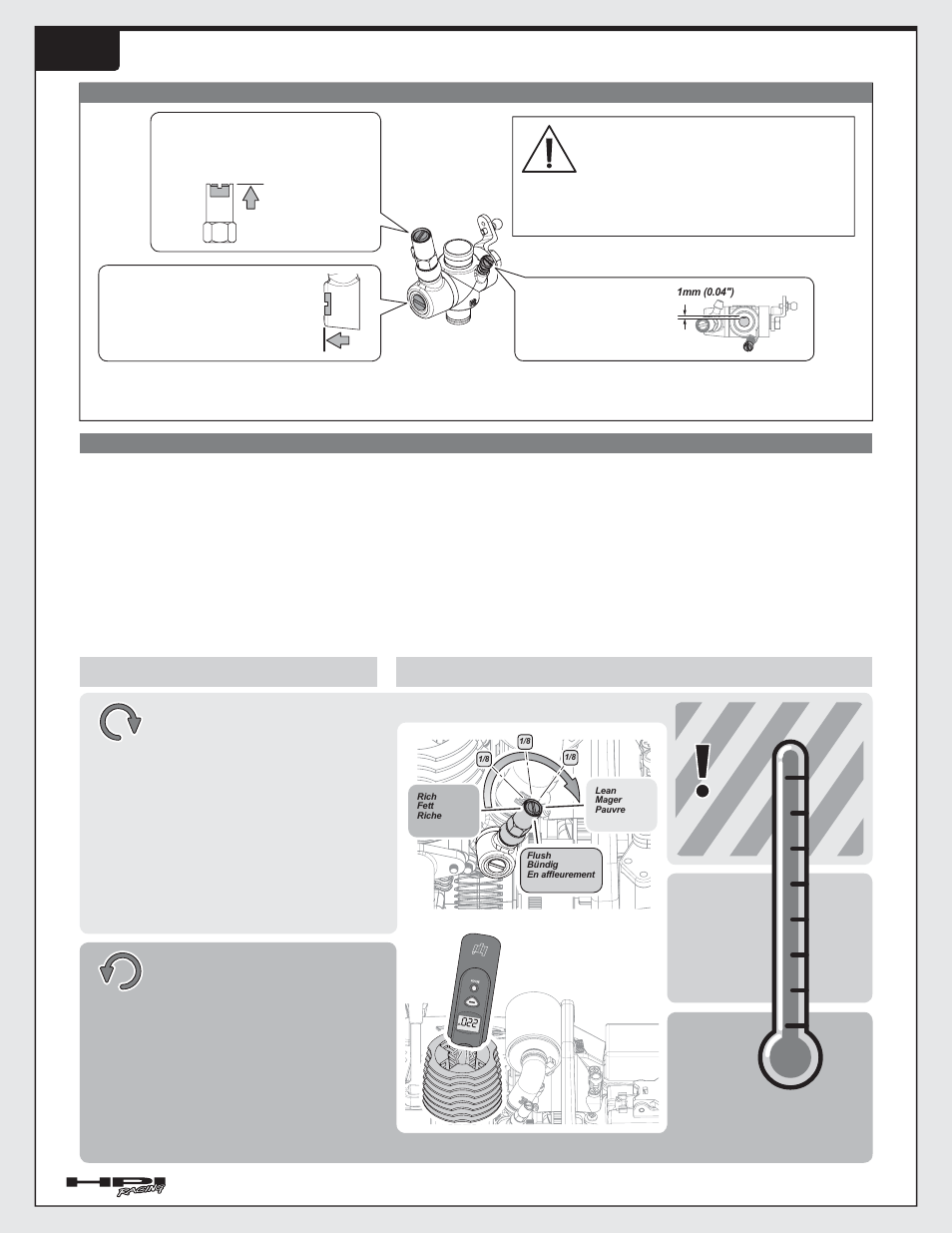 Réglage optionnel | HPI Racing Nitro RS4 3 Drift User Manual | Page 32 / 48