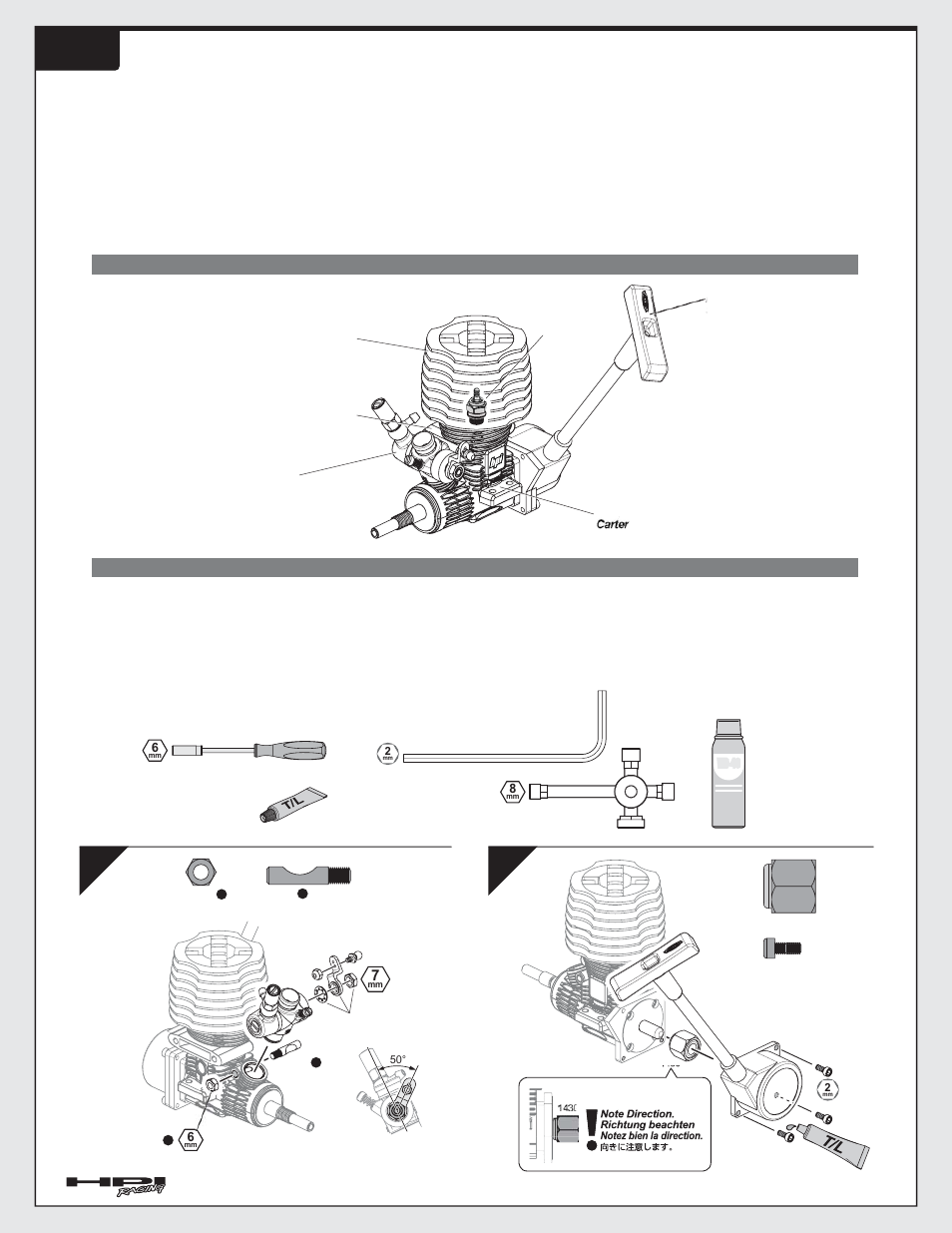 Engine features motor caractéristiques du moteur, Entretien du moteur nitro star g3.0 | HPI Racing Nitro RS4 3 Drift User Manual | Page 34 / 48