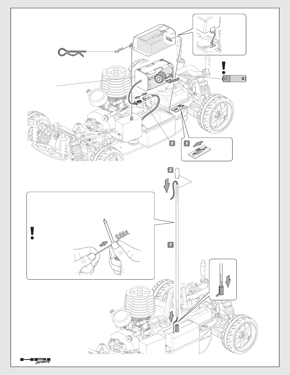 Off aus arrêt | HPI Racing Nitro RS4 3 Drift User Manual | Page 8 / 48