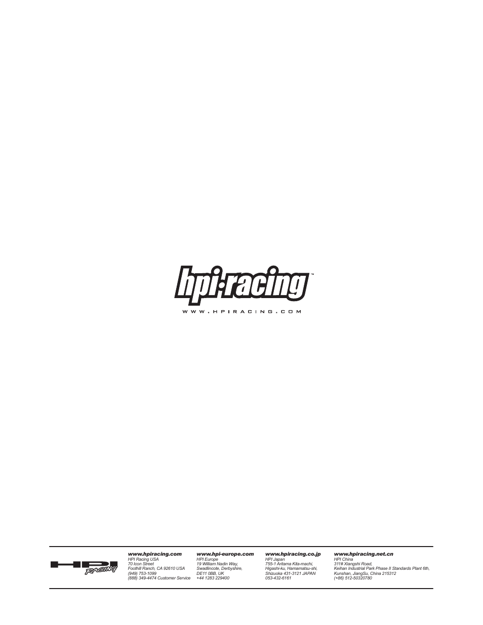 HPI Racing Flux Q-Base ESC User Manual | Page 8 / 8