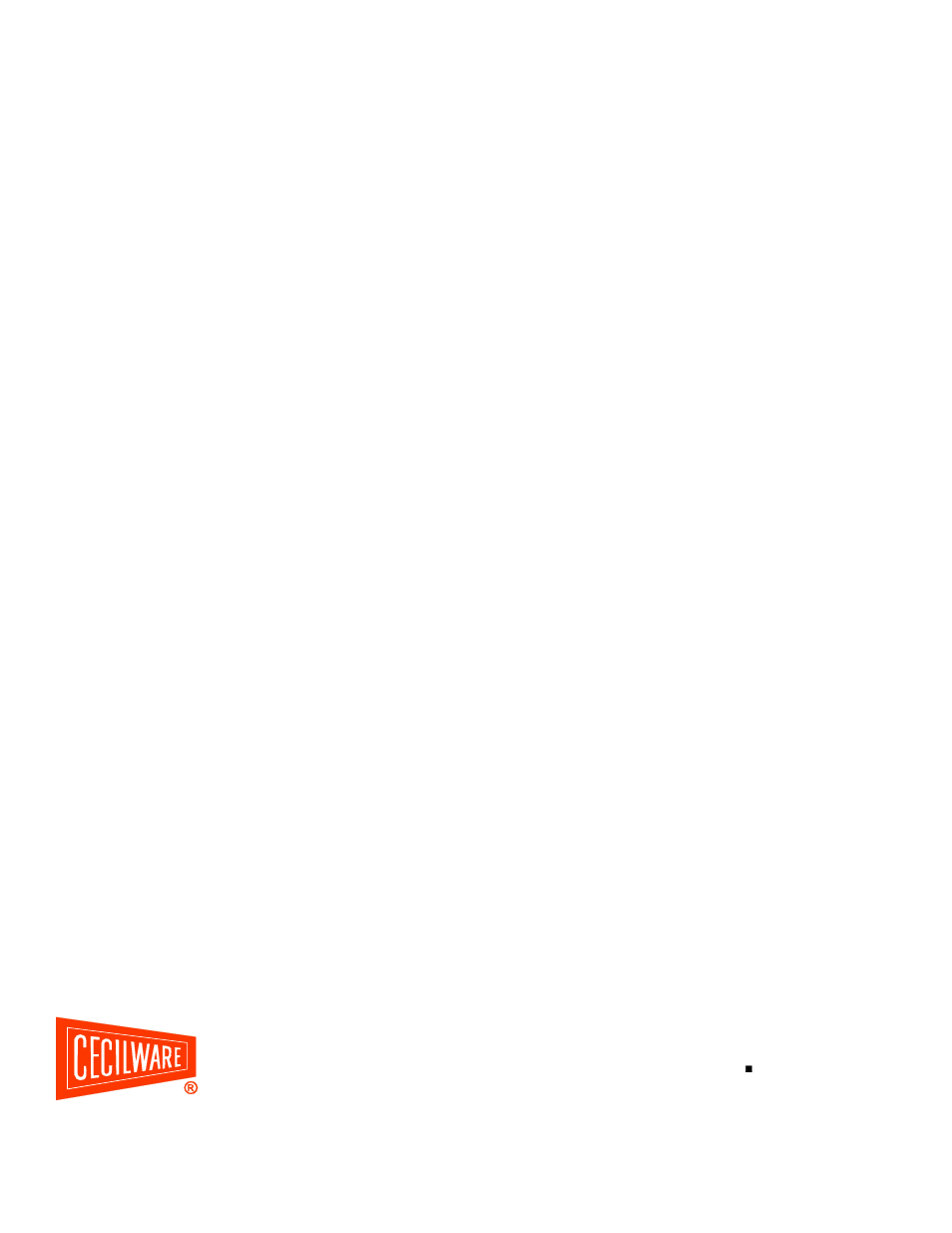 Cecilware corporation | Cecilware EL-1624T User Manual | Page 12 / 12