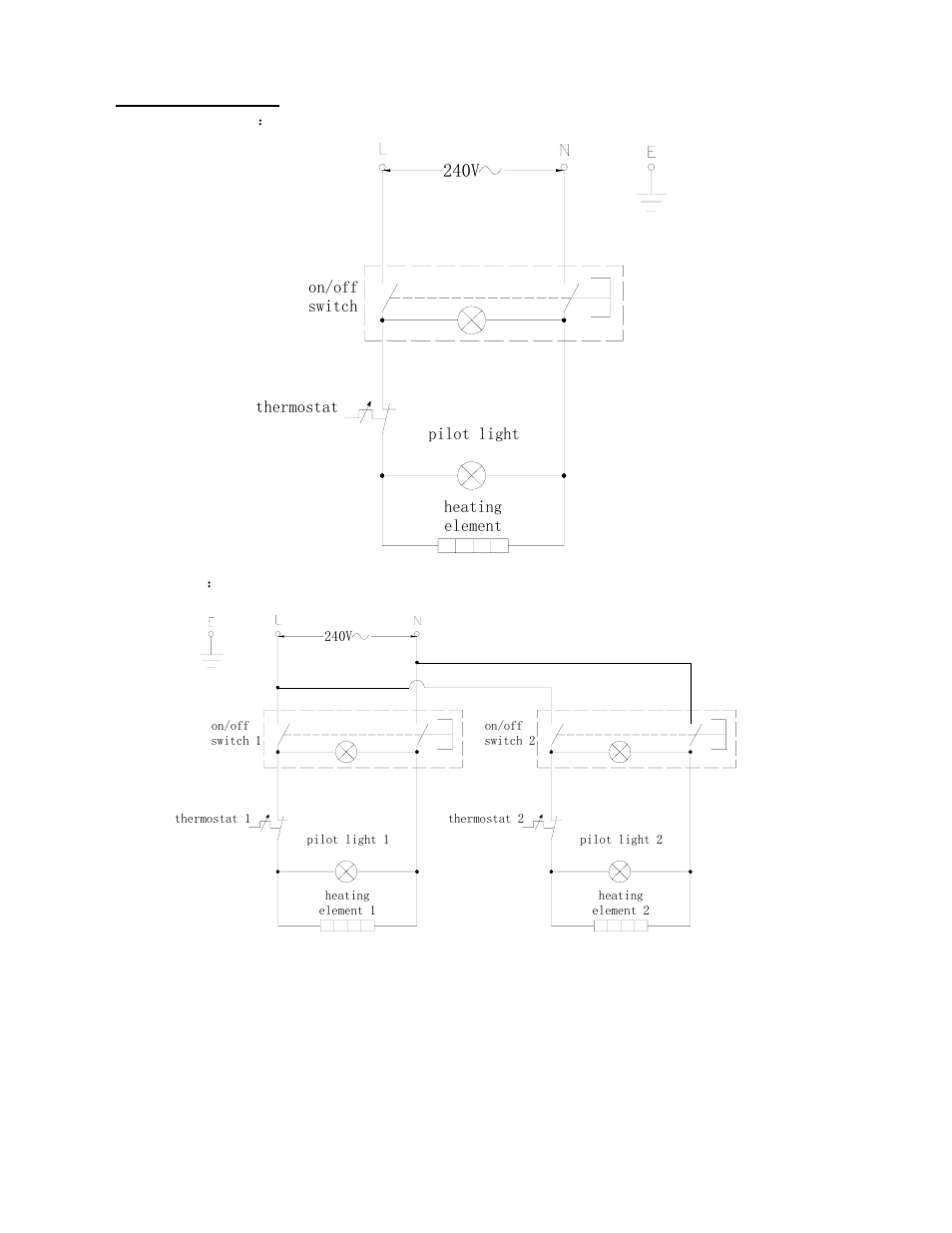 Electrical diagram, 240v | Cecilware EL-1624T User Manual | Page 7 / 12