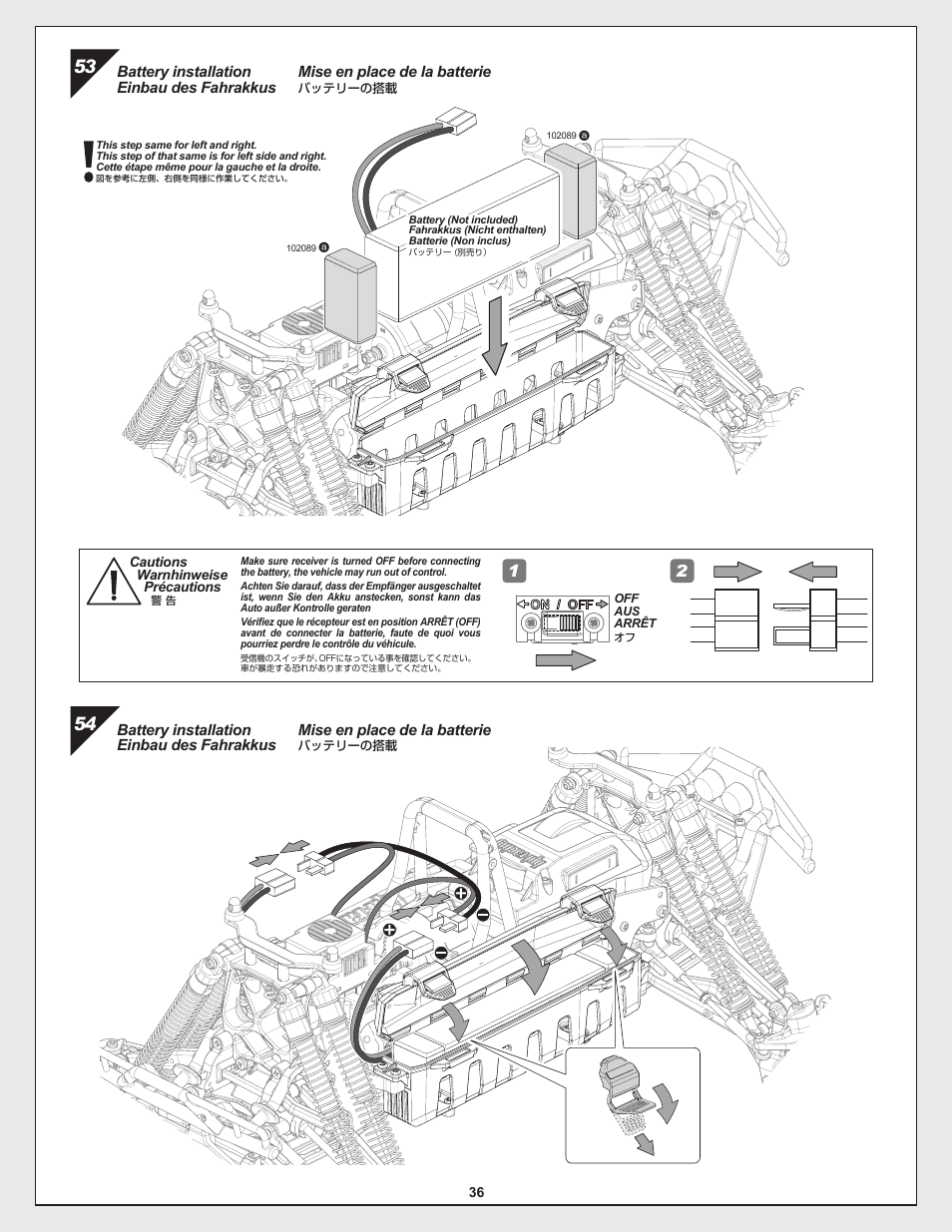 HPI Racing Savage Flux Conversion User Manual | Page 36 / 48