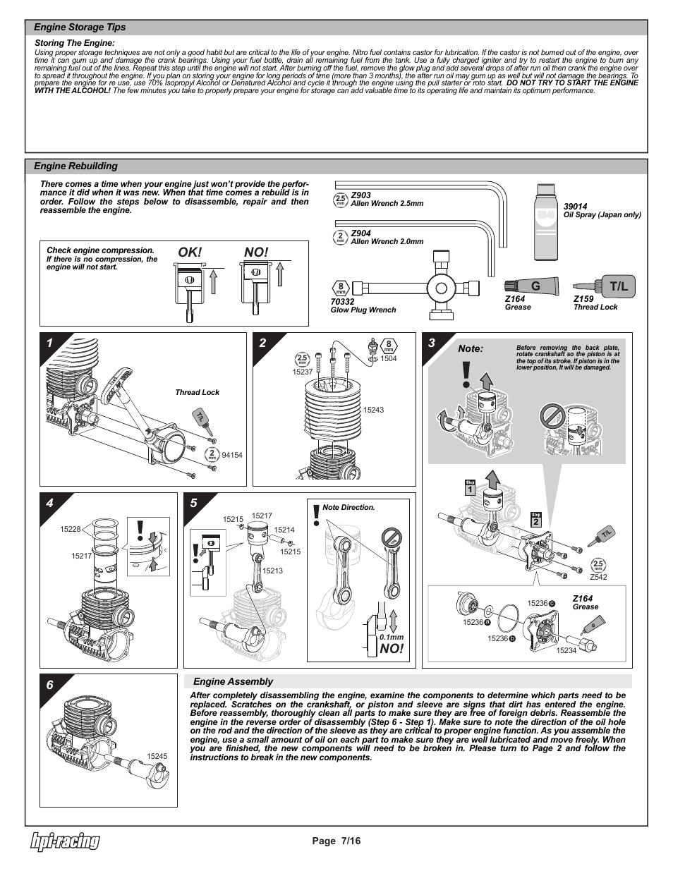 I-15204-1 pg7.ai, Ok! no! no | HPI Racing K4.6 HO Engine User Manual | Page 7 / 16