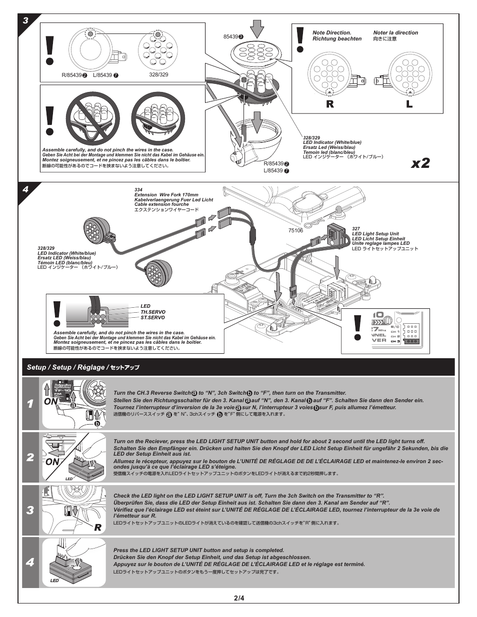 HPI Racing Baja LED Light Set User Manual | Page 2 / 4