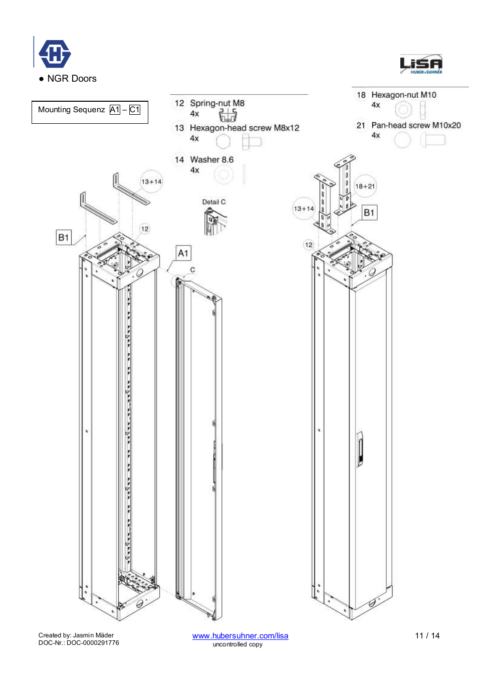 Ngr 3-18 | HUBER+SUHNER NGR 3-18 User Manual | Page 11 / 14