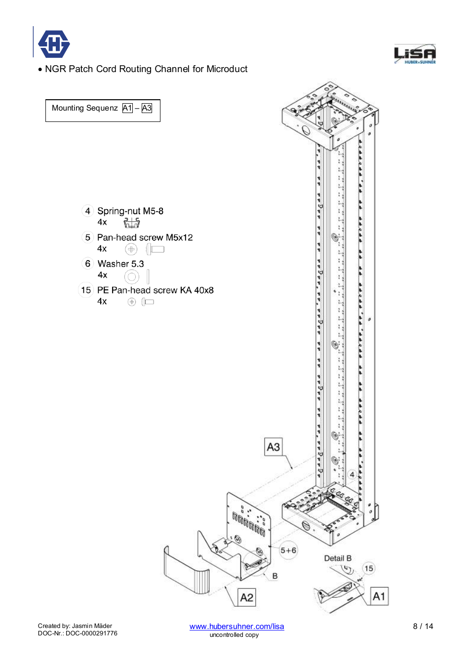 Ngr 3-18 | HUBER+SUHNER NGR 3-18 User Manual | Page 8 / 14