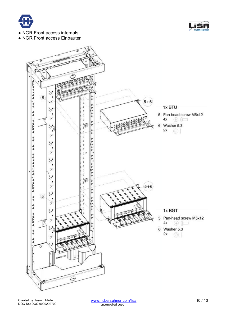 Ngr 6-18 | HUBER+SUHNER NGR 6-18 User Manual | Page 10 / 13