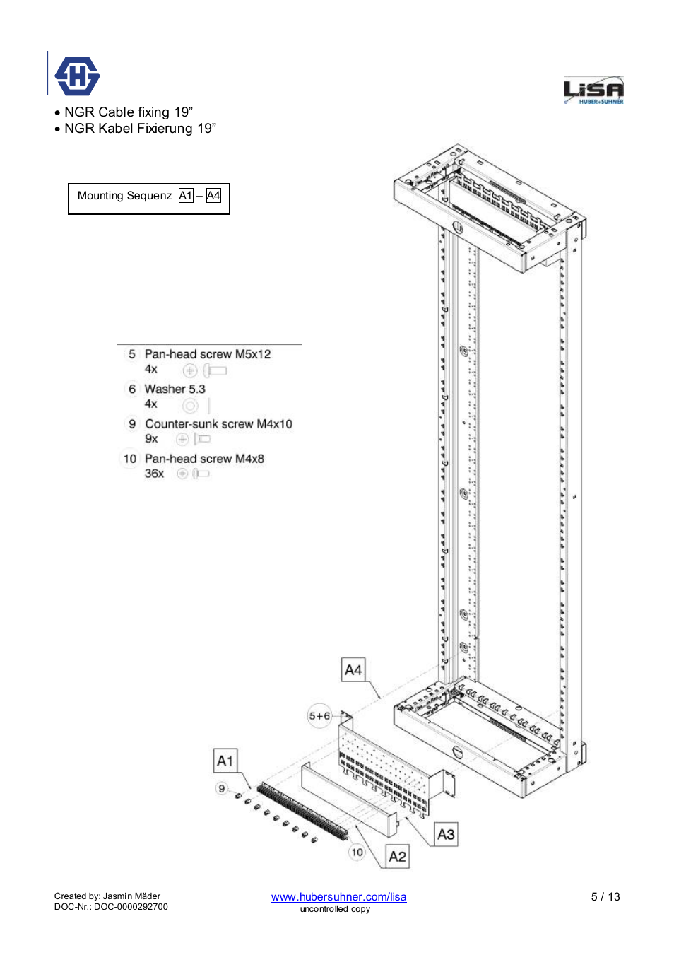 Ngr 6-18 | HUBER+SUHNER NGR 6-18 User Manual | Page 5 / 13