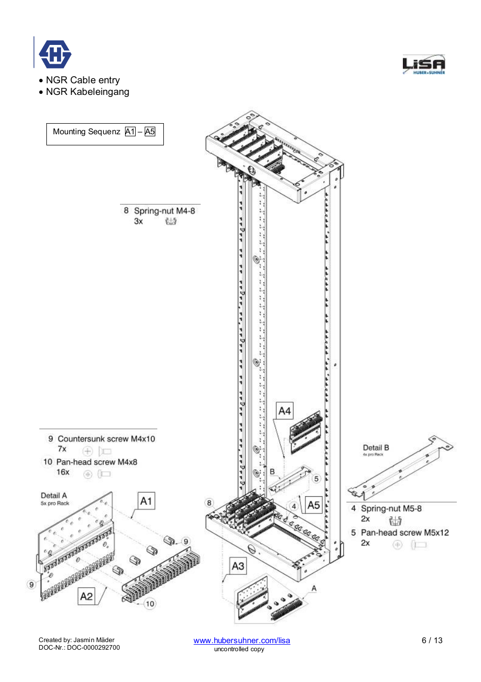Ngr 6-18 | HUBER+SUHNER NGR 6-18 User Manual | Page 6 / 13