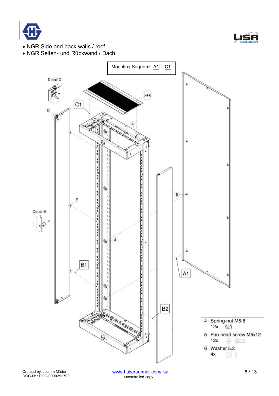 Ngr 6-18 | HUBER+SUHNER NGR 6-18 User Manual | Page 8 / 13