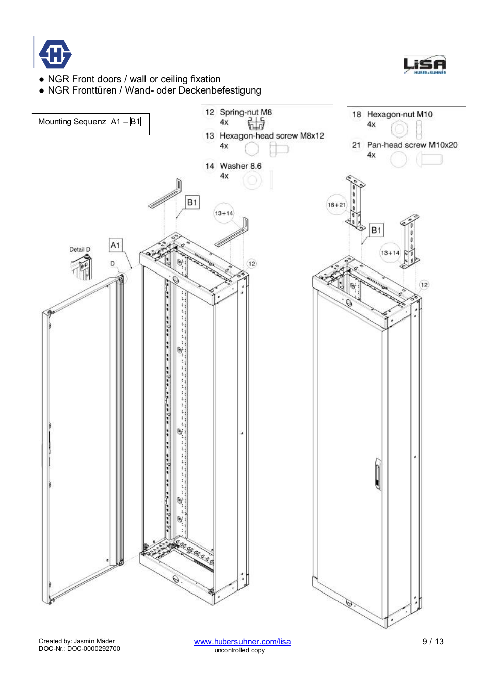Ngr 6-18 | HUBER+SUHNER NGR 6-18 User Manual | Page 9 / 13