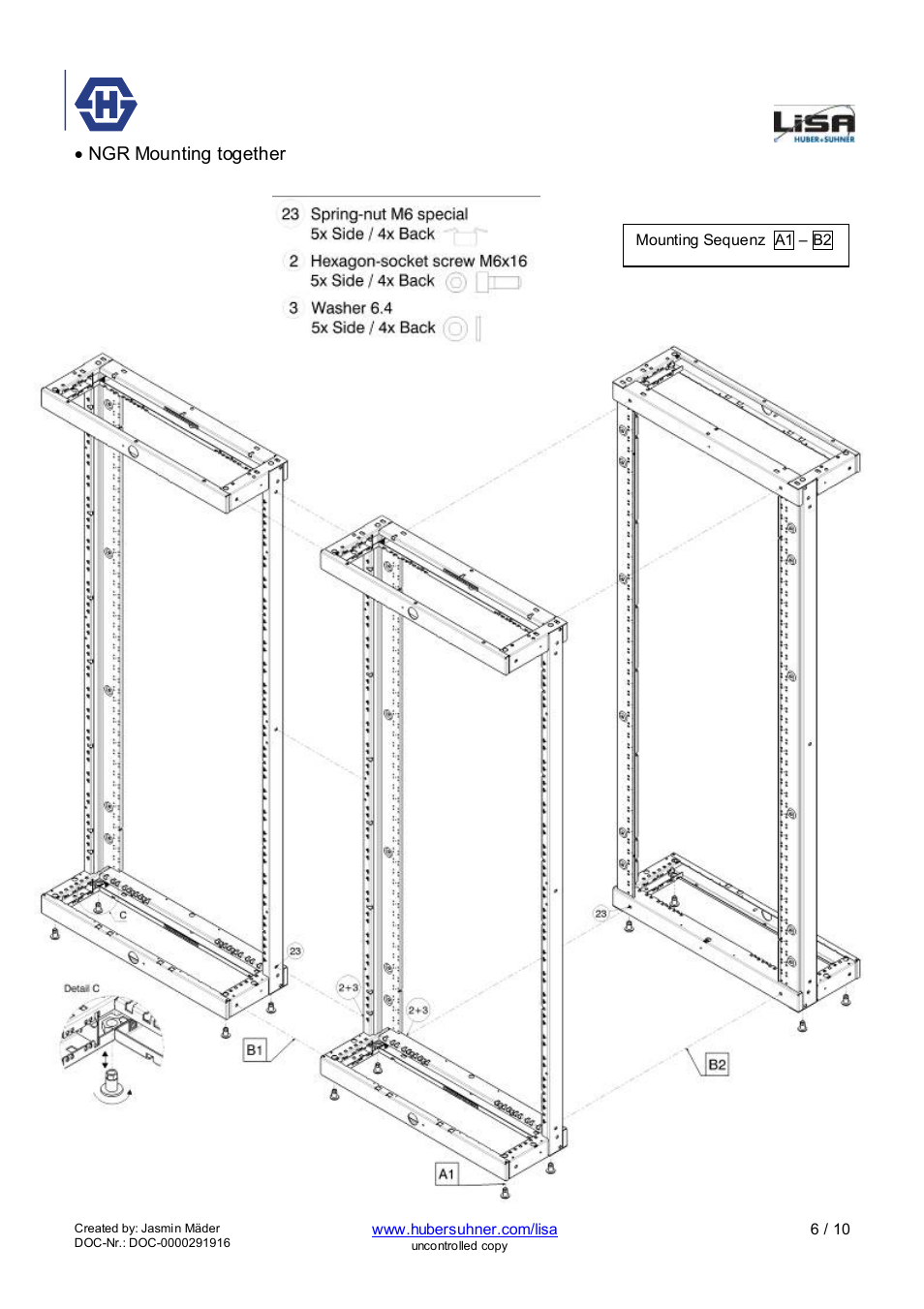 Ngr 6-22 | HUBER+SUHNER NGR 6-22 User Manual | Page 6 / 10