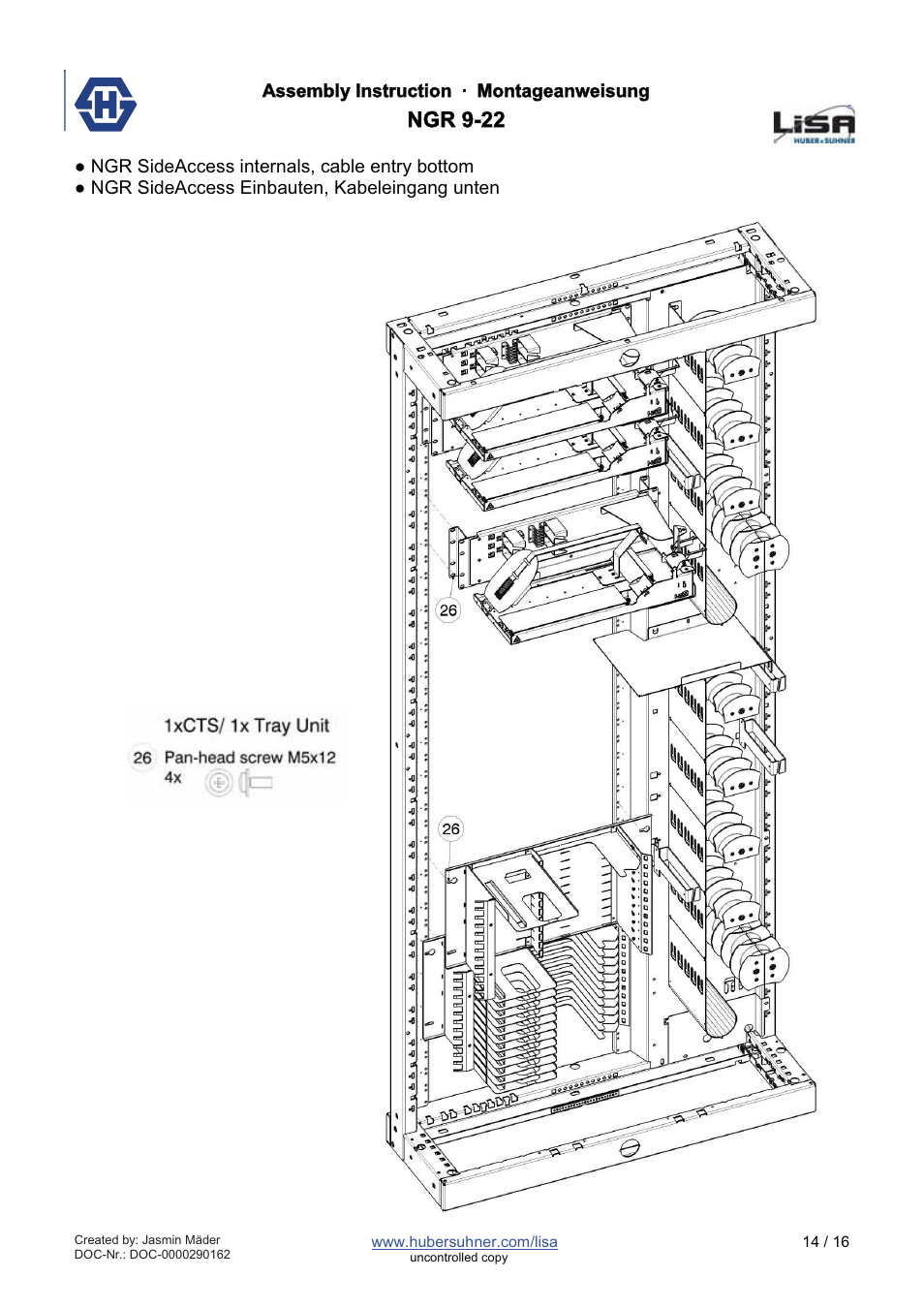 Ngr 9-22 | HUBER+SUHNER NGR 9-22 User Manual | Page 14 / 16