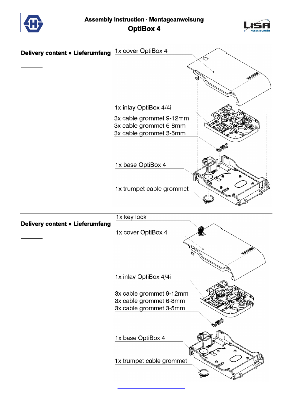 HUBER+SUHNER OTB4 User Manual | 9 pages