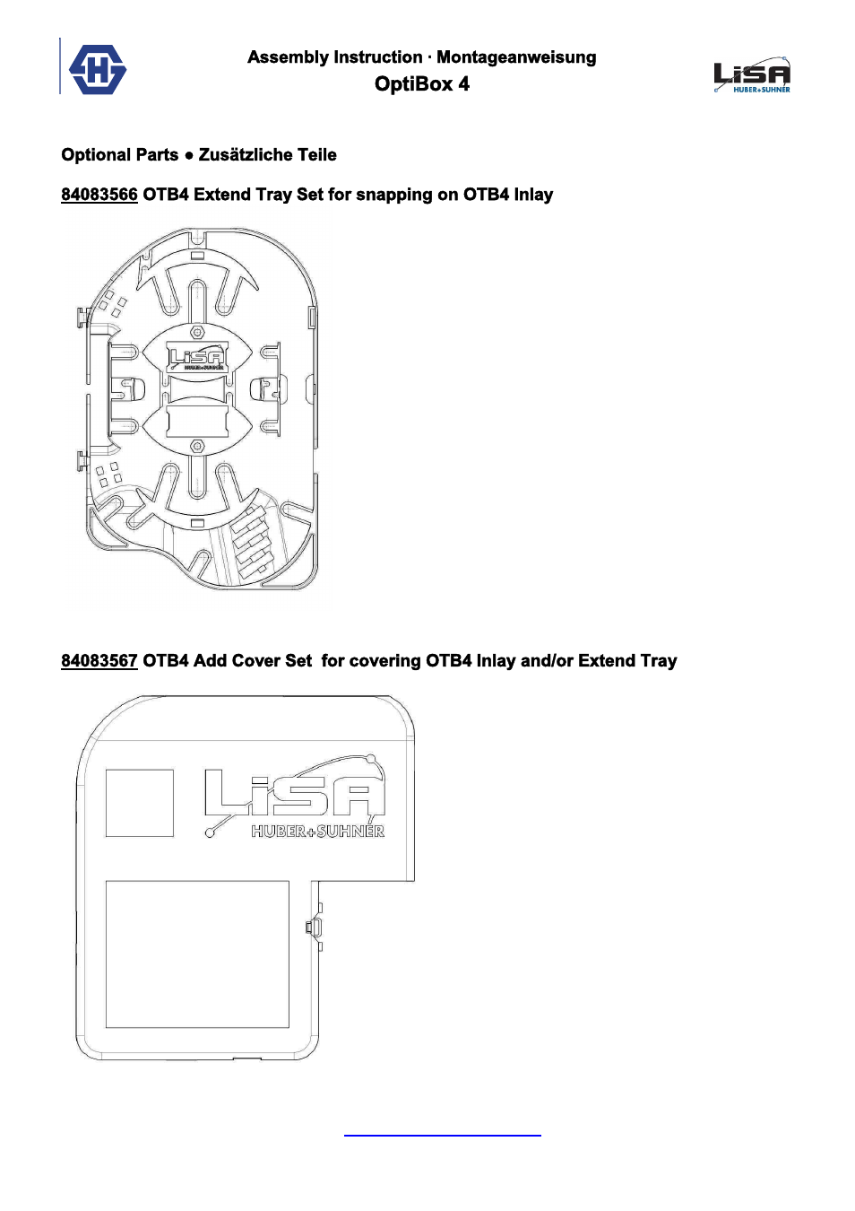 Optibox 4 | HUBER+SUHNER OTB4 User Manual | Page 8 / 9