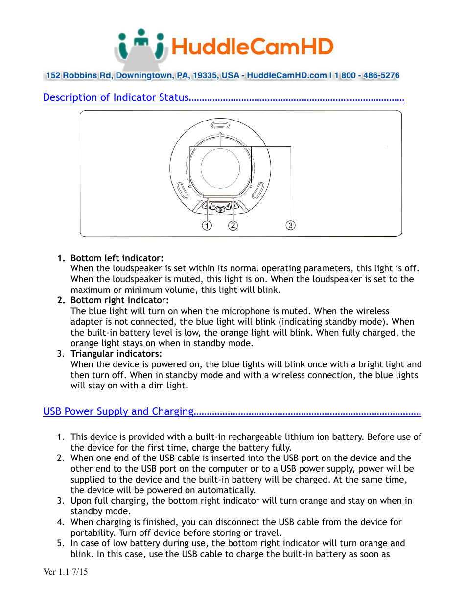 HuddleCamHD HuddlePod Air User Manual | Page 5 / 9