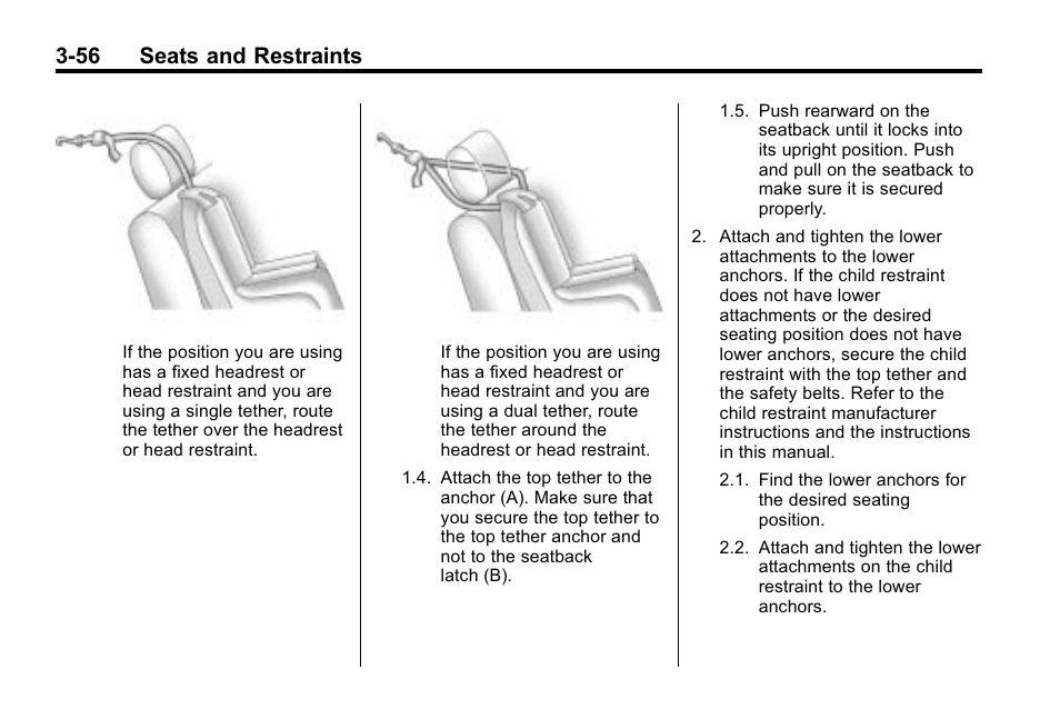 56 seats and restraints | Hummer 2010 H3 User Manual | Page 100 / 410