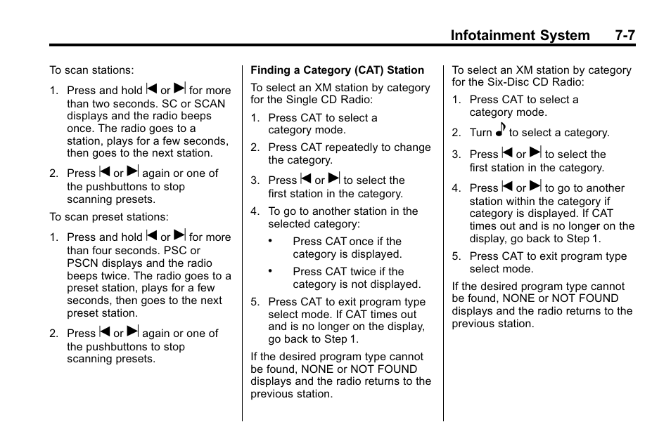 Infotainment system 7-7 | Hummer 2010 H3 User Manual | Page 161 / 410