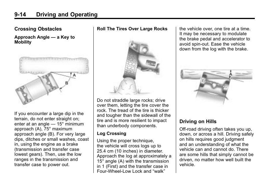 14 driving and operating | Hummer 2010 H3 User Manual | Page 198 / 410