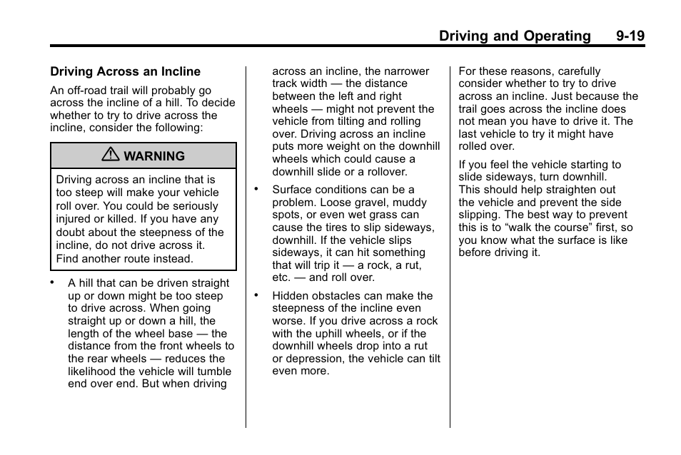 Driving and operating 9-19 | Hummer 2010 H3 User Manual | Page 203 / 410