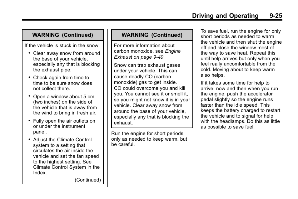 Driving and operating 9-25 | Hummer 2010 H3 User Manual | Page 209 / 410