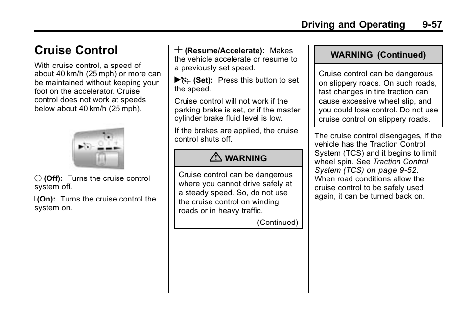Cruise control, Cruise control -57 | Hummer 2010 H3 User Manual | Page 241 / 410