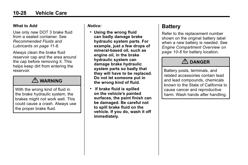 Battery, Battery -28 | Hummer 2010 H3 User Manual | Page 294 / 410