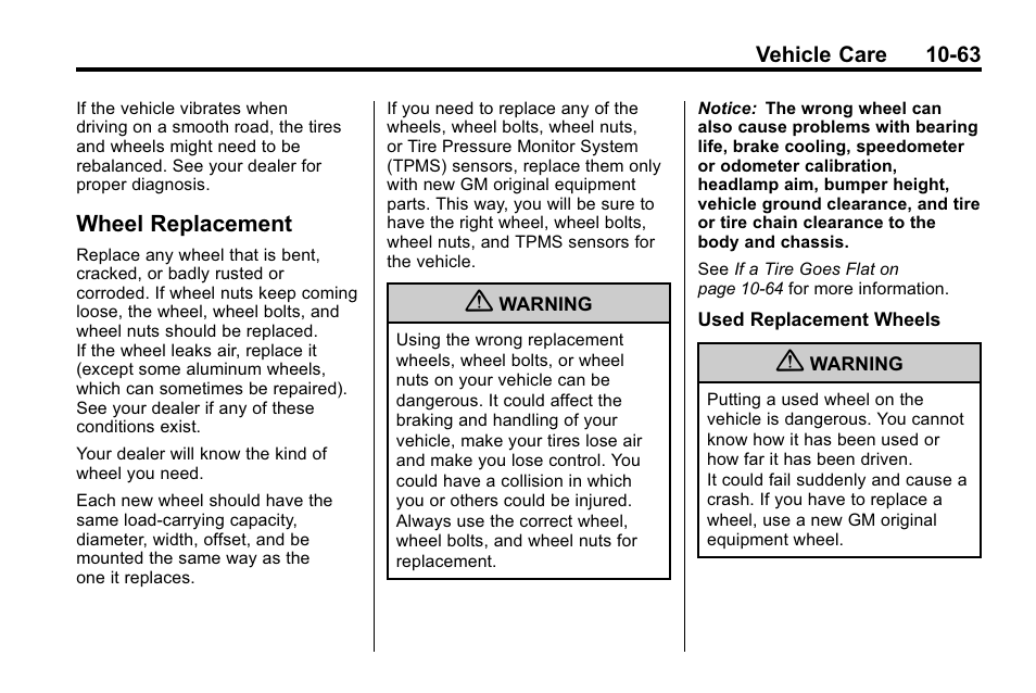 Wheel replacement, Wheel replacement -63 | Hummer 2010 H3 User Manual | Page 329 / 410