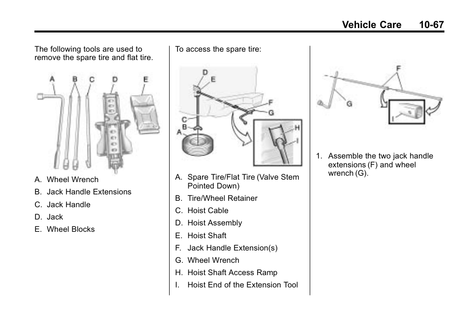 Vehicle care 10-67 | Hummer 2010 H3 User Manual | Page 333 / 410