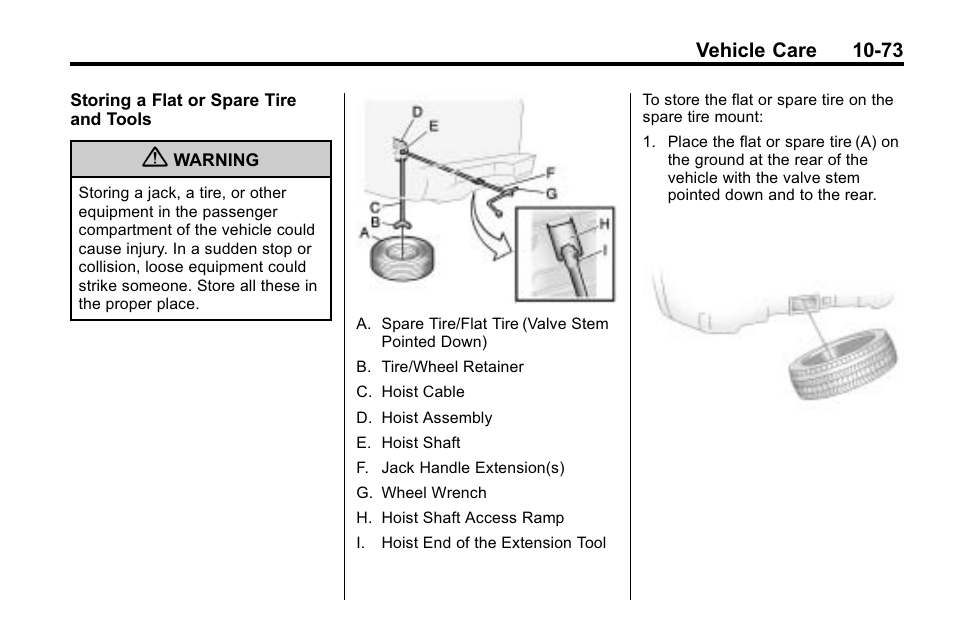 Vehicle care 10-73 | Hummer 2010 H3 User Manual | Page 339 / 410