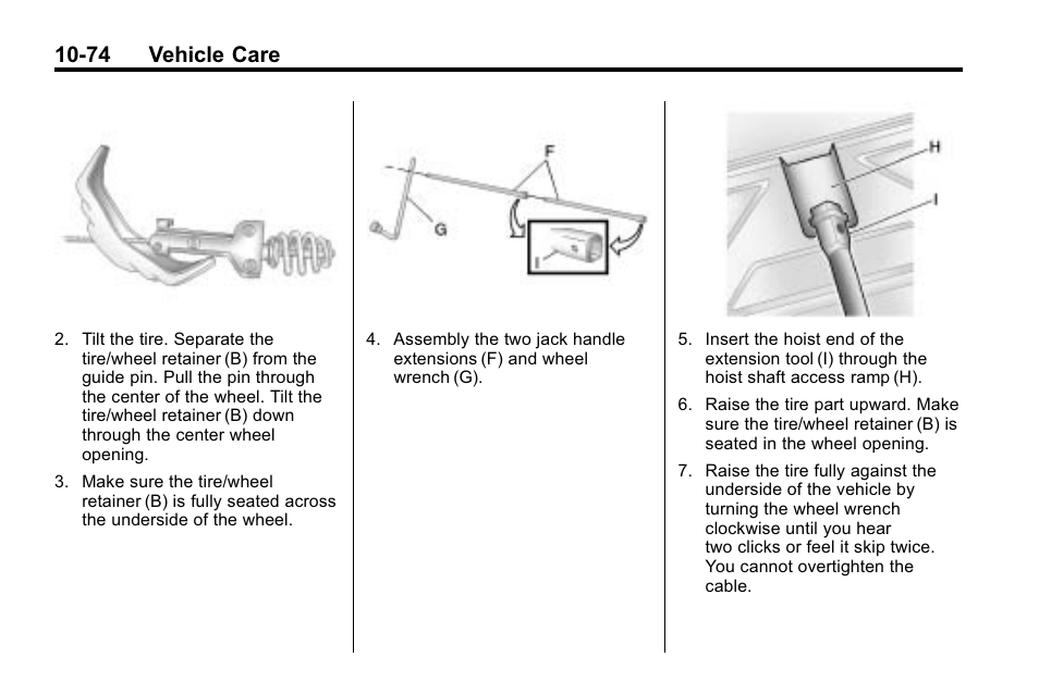 74 vehicle care | Hummer 2010 H3 User Manual | Page 340 / 410