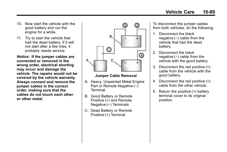 Vehicle care 10-89 | Hummer 2010 H3 User Manual | Page 355 / 410