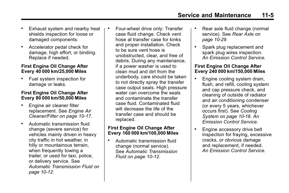 Service and maintenance 11-5 | Hummer 2010 H3 User Manual | Page 369 / 410